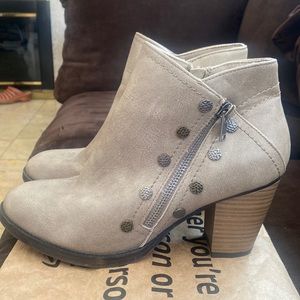 Rampage nude booties. Size 8.5